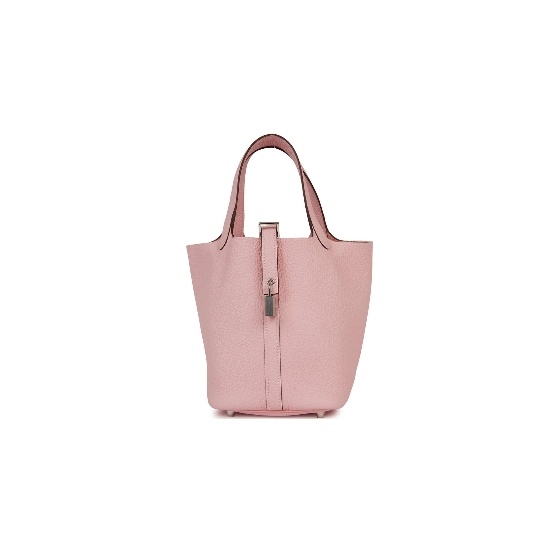 HERMES PICOTIN LOCK 18 CLEMENCE PALLADIUM HARDWARE (18*18*13cm)